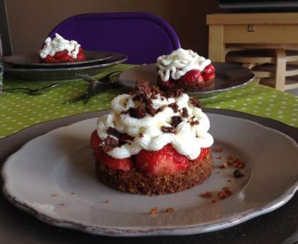 Tartelette aux fraises revisitée
