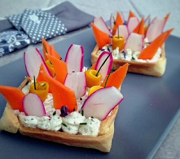 Tartelette aux légumes du jardin