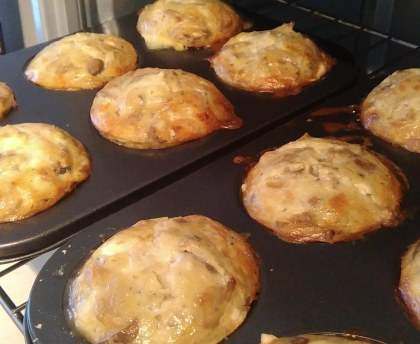 Tartelette aux pleurotes et fromage de chèvre