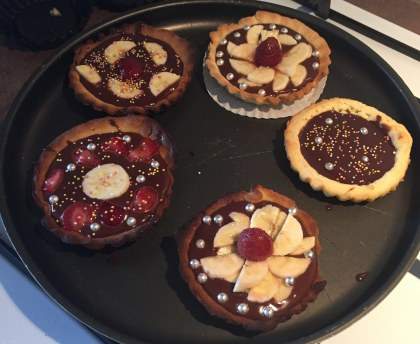 Tartelette chocolat fraises