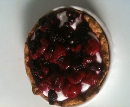 Tartelette légère aux fruits rouges