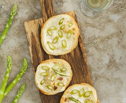 Tartelettes aux asperges