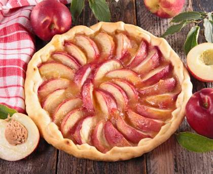 tartelettes aux pêches rapide