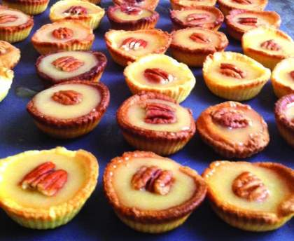 Tartelettes caramel au beurre salé et noix de pécan