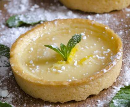 Tartelettes citron basilic