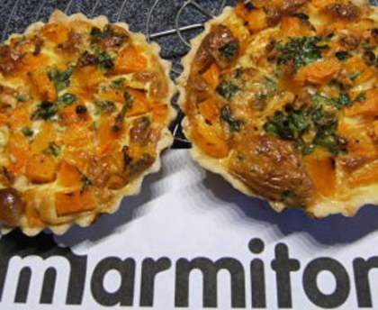 Tartelettes de potiron au mascarpone