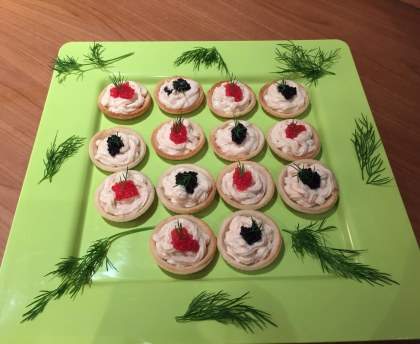 Tartelettes mousse de saumon