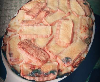 Tartiflette flamande au maroilles et boeuf haché