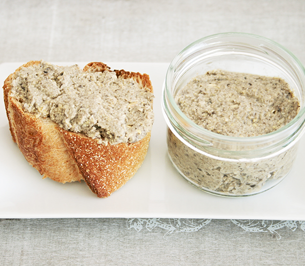 Tartinade lupin-champignon (végétalien)