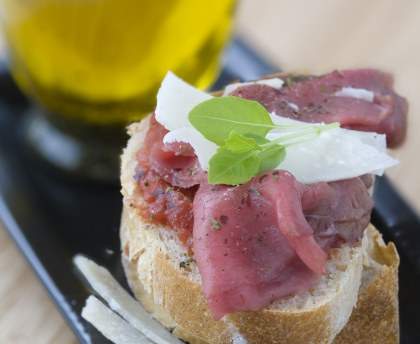 Tartine au Carpaccio de Boeuf