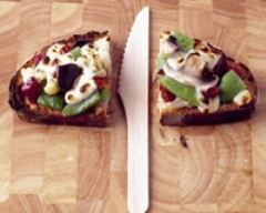 Tartines de légumes catalanes