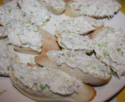 Tartines de maquereaux light express