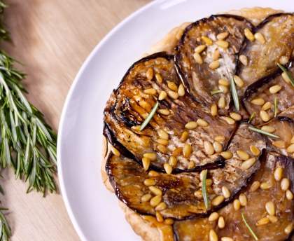 Tatin d'aubergines