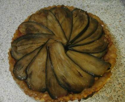 tatin de thon aux aubergines et mozzarella