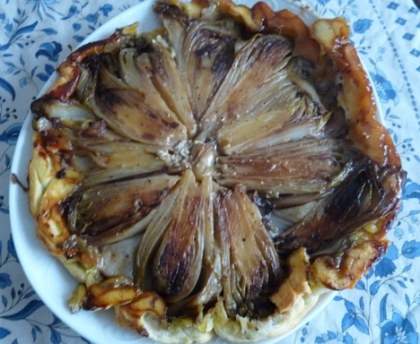 Tatin d'endives au bleu