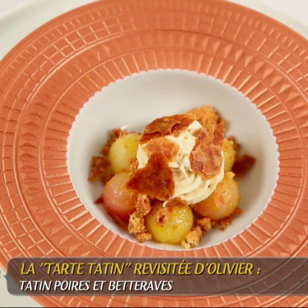 Tatin poires et betteraves