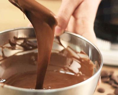 Tempérage de chocolat 
