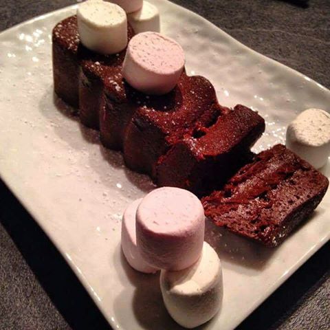 Terrine chocolat noir guimauve Chamallows
