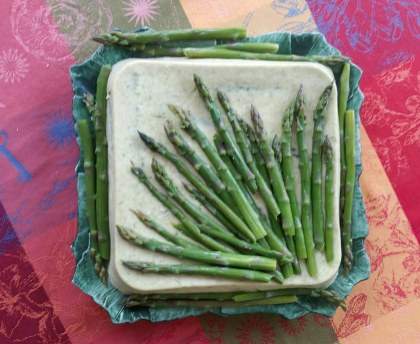 Terrine d'asperges (sans cuisson)