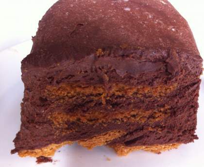Terrine de chocolat aux speculoos et à la cannelle