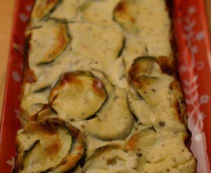 Terrine de courgette et chèvre express
