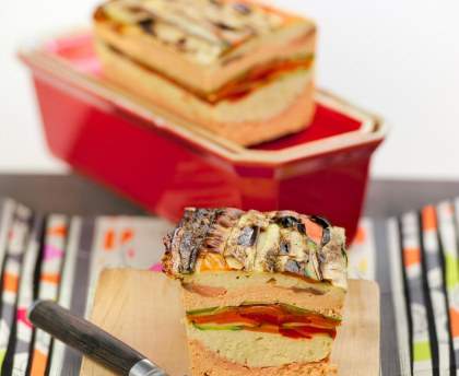 Terrine de courgettes au saumon