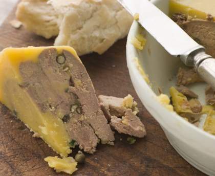 Terrine de foie gras au Sauternes