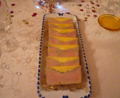 Terrine de foie gras mi-cuit au Monbazillac