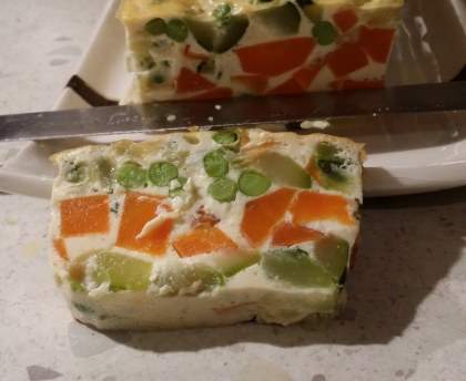 Terrine de légumes (carotte, courgette, brocoli)