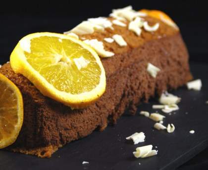 Terrine de pain d'épices au chocolat et à l'orange