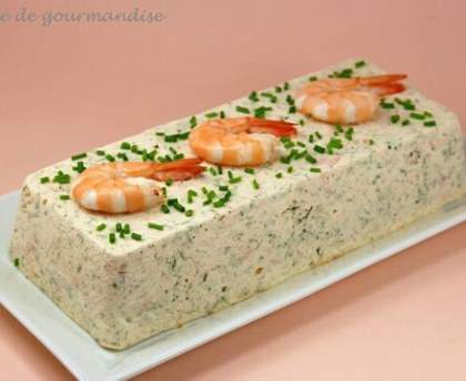 Terrine de poisson et langoustine