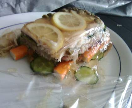 Terrine de raie en gelée
