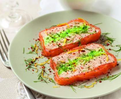 Terrine de saumon à l'avocat