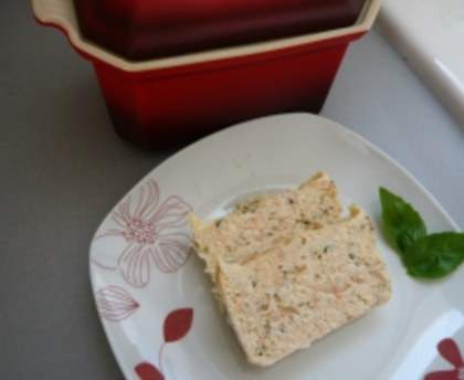 Terrine de saumon et chèvre frais