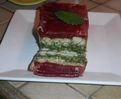 Terrine du soleil au poulet