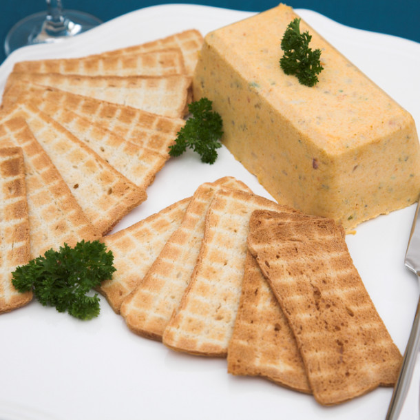 Terrines de brochet et de saumon