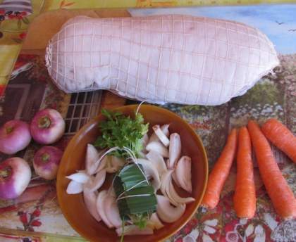 Tête de veau à la vinaigrette