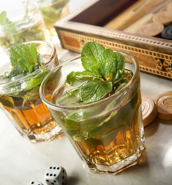 Thé à la menthe simple