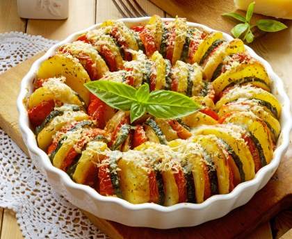 Tian de légumes gratiné