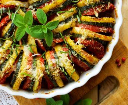 Tian tomates / aubergines 