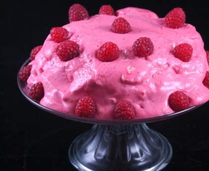 Timbale de framboises