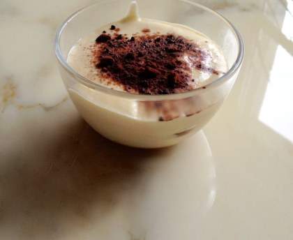 Tiramisu à la crème de marron léger 