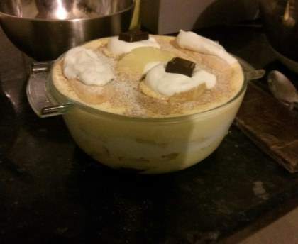 Tiramisu à l'ananas et au lait de coco