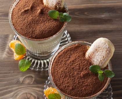 Tiramisu au chocolat et au thé orange (sans café ni alcool)