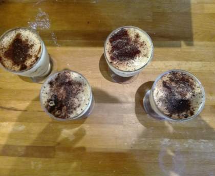 Tiramisu au rhum et à la vanille