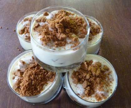 Tiramisu aux biscuits à la cuillere et aux spéculoos