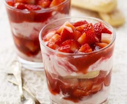 Tiramisu aux fraises facile