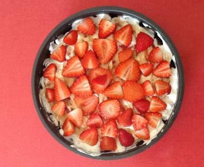 Tiramisù aux fraises (sans oeufs)