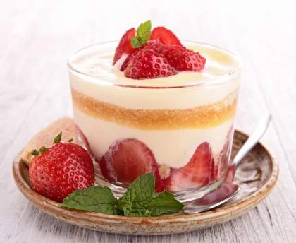 Tiramisu aux fraises