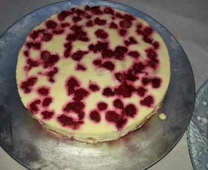 Tiramisu aux framboises (façon entremet)